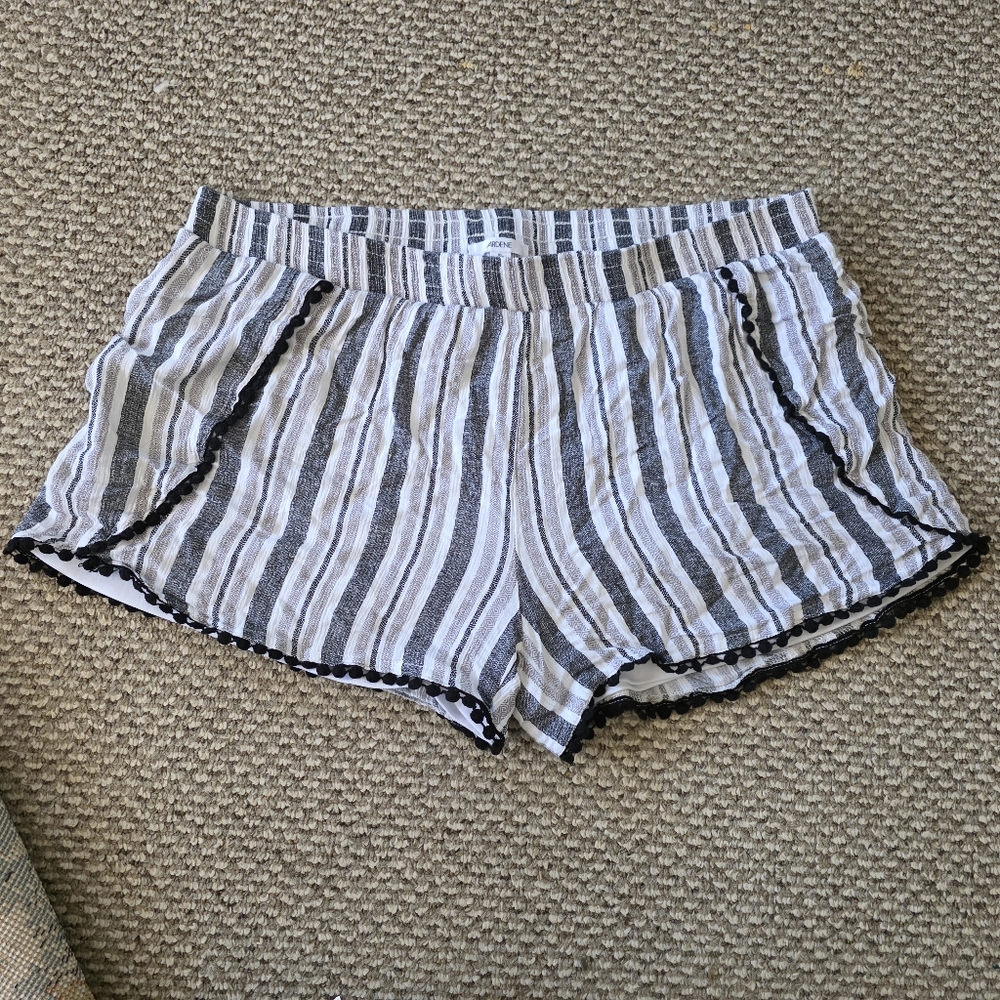 Ardene Striped Casual Shorts
